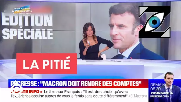 [Zap Télé] "La pitié" : un micro reste ouvert sur BFM lors d'un discours de V. Pécresse ! (07/03/22)