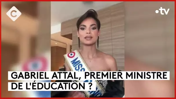 Miss France, Gabriel Attal et PSG/Barça - Le 5/5 - C à Vous - 15/03/2024