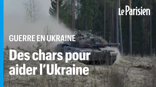 Guerre en Ukraine : Moscou promet de "brûler" les chars livrés par l'Angleterre