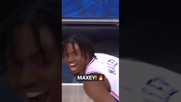 CLUTCH Step-Back 3 By Tyrese Maxey! 😱 | #shorts
