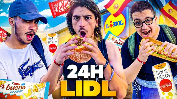 ON MANGE QUE CHEZ LIDL EN ESPAGNE PENDANT 24H ! 😂👌  ( c'est incroyable)