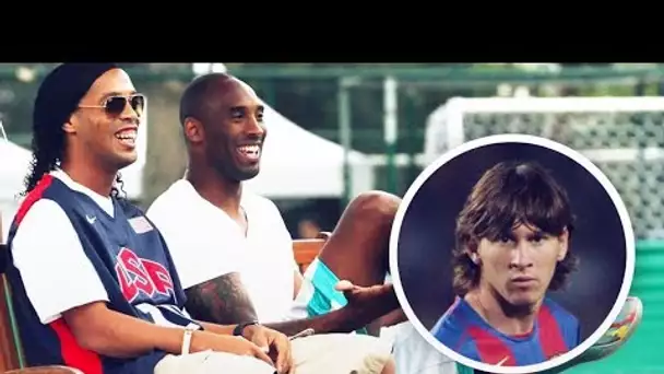 Ce que Ronaldinho a dit à Kobe Bryant sur Messi en 2004 est tout simplement génial | Oh My Goal