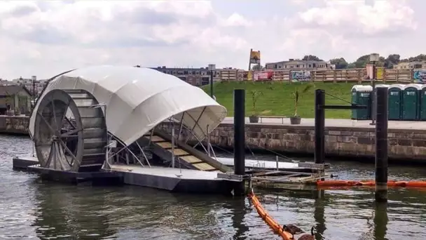 "Trash Wheel", le moulin qui collecte les déchets sans interruption !