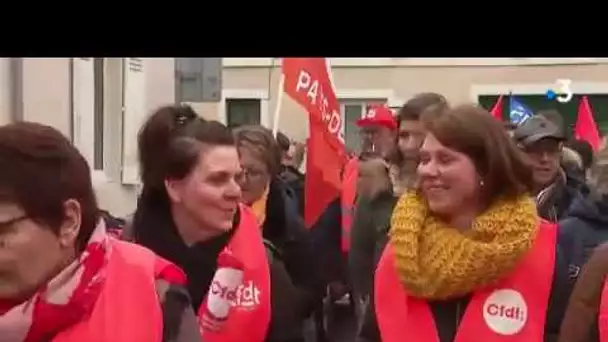 Le Mans : plusieurs centaines de personnes dans le cortège contre la réforme des retraites