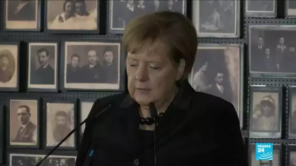Angela Merkel à Auschwitz : première visite d'un chef de gouvernement allemand depuis 1995
