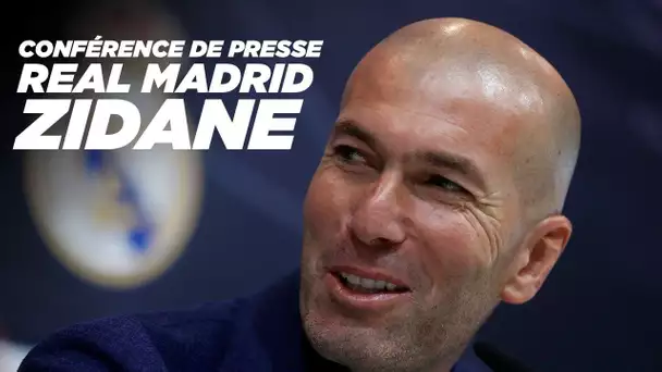 🔴 Suivez en direct la conférence de presse de Zinédine Zidane au Real Madrid