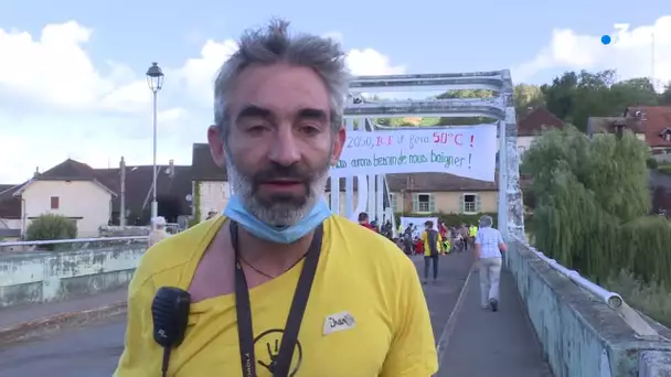 Occupation du Pont de Port-Lesney par Alternatiba, ANV COP 21 et Extinction Rebellion