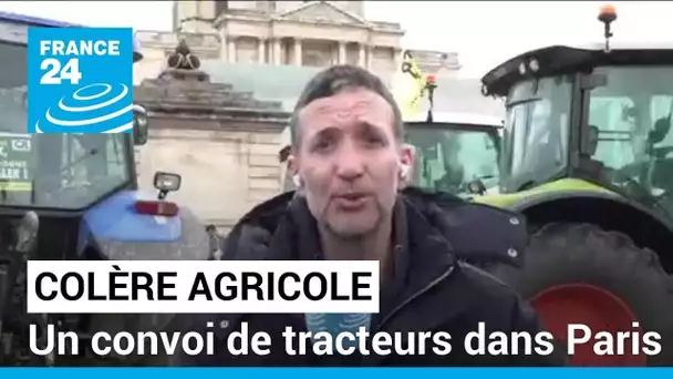 Colère des agriculteurs : un convoi de tracteurs dans Paris à la veille du Salon de l'agriculture