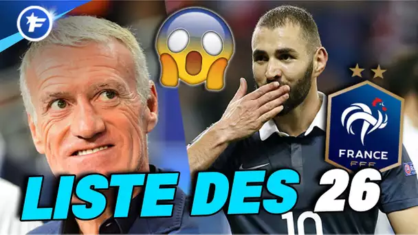 Liste des 26 pour l'Euro : Karim Benzema fait son grand retour en équipe de France !