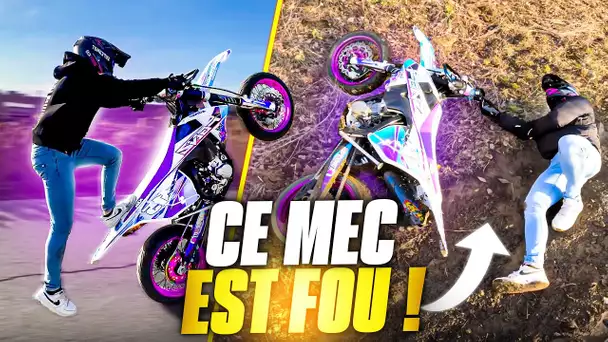 CE MEC EST FOU À MOTO ! 😱 (Supermotard et Enduro)