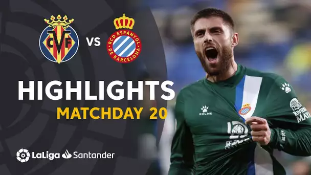 Highlights Villarreal CF vs RCD Espanyol (1-2)