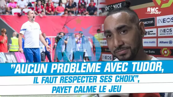 OM : "Aucun problème avec Tudor, il faut respecter ses choix", assure Payet