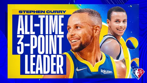Stephen Curry’s Journey to All-Time 3PM Leader ❤