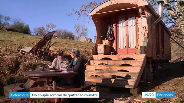 Habitat : un couple sommé de quitter sa roulotte à Audrix en Dordogne