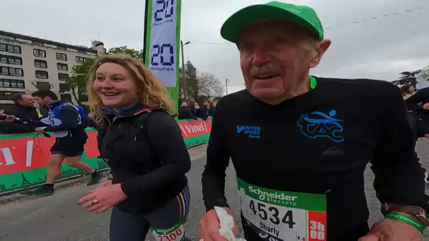 Marathon de Paris : à 93 ans, Charly nous donne une belle leçon de vie