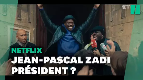 Jean-Pascal Zadi s'imagine en premier président noir dans la série "En Place"