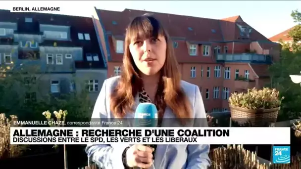 L'Allemagne fait un pas vers une coalition entre SPD, Verts et libéraux • FRANCE 24
