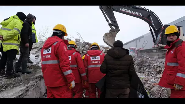 Séisme en Turquie : les pompiers français reviennent de leur mission de sauvetage