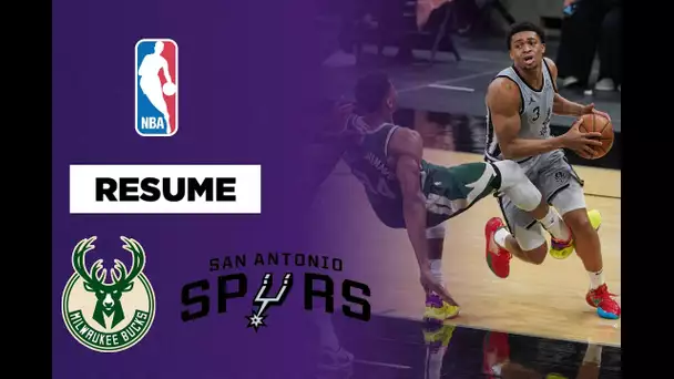 🏀 RESUME NBA - Long format VF : Les Spurs ont vraiment écœuré les Bucks !