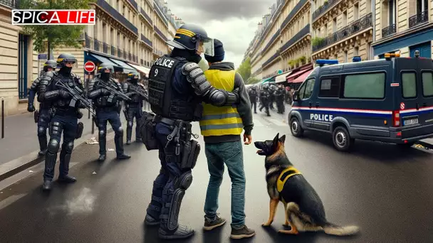 manifestants contre policiers : situation tendue à Paris