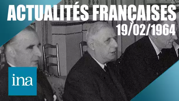 Les Actualités Françaises du 19/02/1964 : le rapprochement franco-allemand | INA Actu