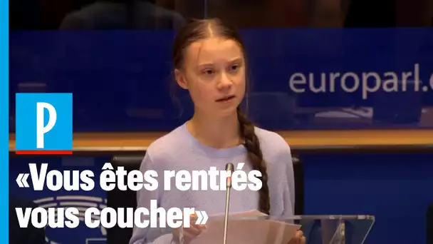 Greta Thunberg à l'Europe: «Notre maison brûle(...) et vous rentrez vous coucher»