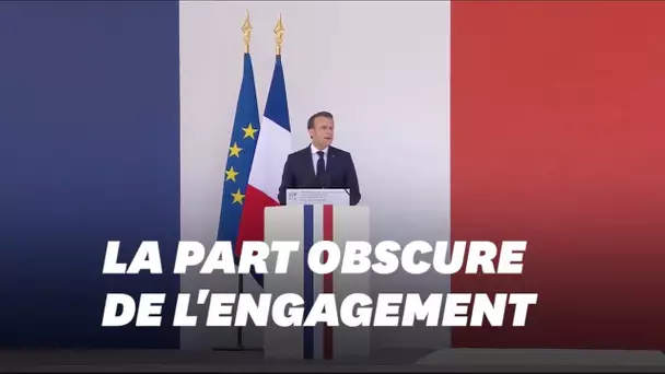 Macron salue les soldats "morts en héros" pour la France