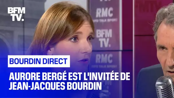 Aurore Bergé face à Jean-Jacques Bourdin en direct