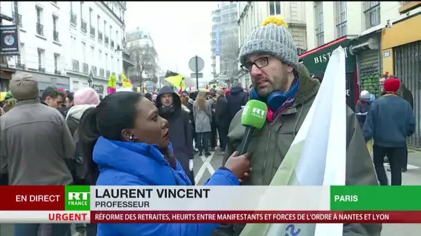Grève générale : «C'est important de montrer que nous sommes unis» pour Laurent, professeur