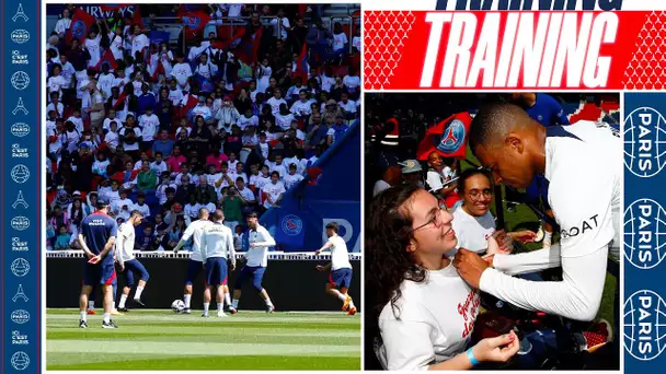 A magical moment for 5,500 children at the Parc des Princes! ❤️💙