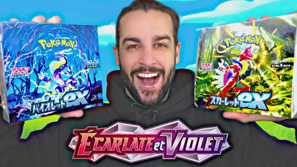 ON A RECU LES NOUVELLES CARTES POKEMON ECARLATE ET VIOLET !