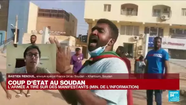 Coup d'Etat au Soudan : de nombreux manifestants dans les rues de Khartoum • FRANCE 24