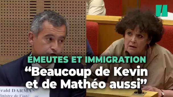 Gérald Darmanin répond « Kevin et Mathéo » à une sénatrice liant les émeutes à l’immigration