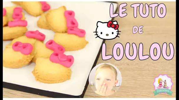 ♡• CUISINE POUR LES PETITS - RECETTE BISCUITS À LA VANILLE HELLO KITTY  •♡