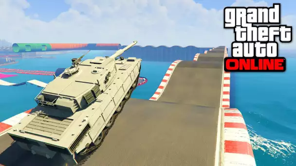 COURSE EN TANK MAGNIFIQUE - GTA 5 ONLINE