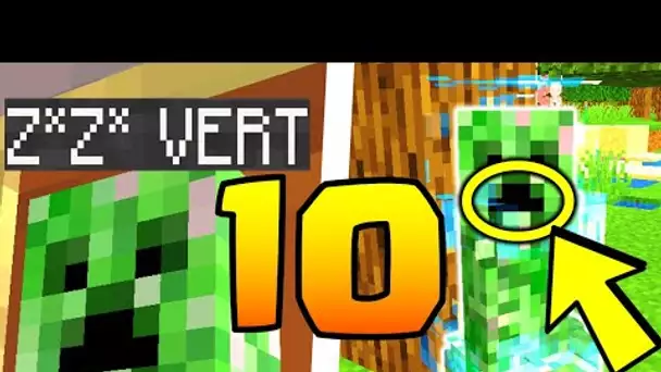 10 SECRET SUR LE  ̶Z̶I̶Z̶I̶ ̶V̶E̶R̶T̶  CREEPER MINECRAFT 1.16