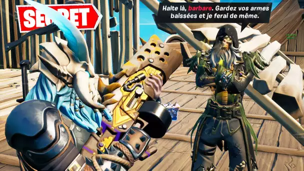 LE DIALOGUE SECRET DE COEUR NOIR AVEC ... RAGNOROK ! (FORTNITE DIALOGUE SECRET DE LA SAISON 6)