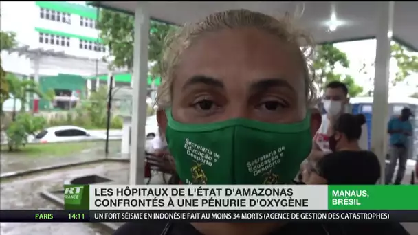 Brésil : pénurie d’oxygène dans les hôpitaux de l’Etat d’Amazonas