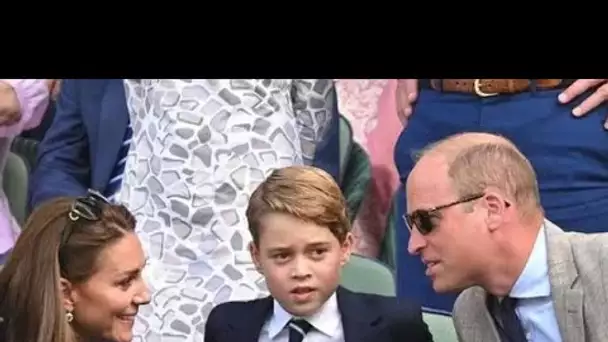 Prince George "a refusé" de suivre les conseils de William à Wimbledon "Habituez-vous!"