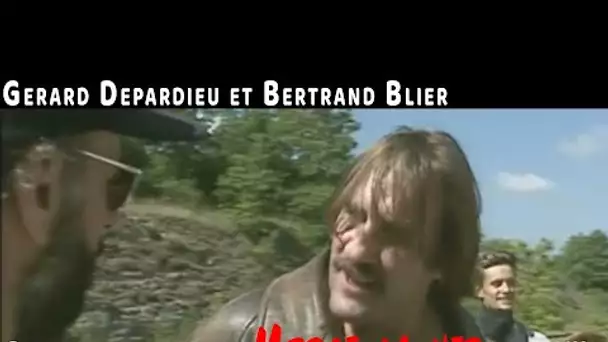 GERARD DEPARDIEU & BERTRAND BLIER: sur le tournage de "Merci la vie" VII