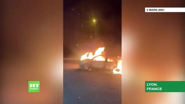 Lyon : des voitures calcinées au lendemain des violences urbaines