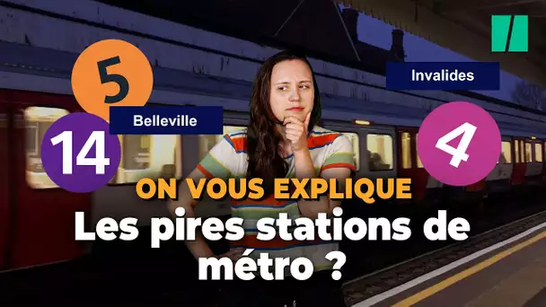 Les trois stations de métro les plus touchées par la pollution