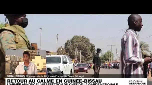 Retour au calme en Guinée Bissau après l'arrestation du chef de la garde nationale • FRANCE 24