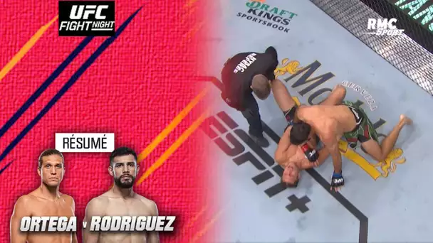 UFC : Incroyable scénario ... Ortega se démet l'épaule, Rodriguez gagne par TKO