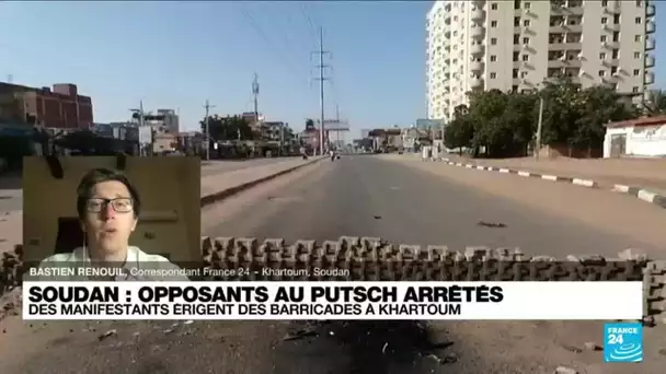 Soudan : de nombreuses rues de Khartoum bloquées par des barricades • FRANCE 24