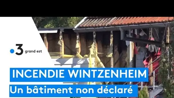 Incendie à Wintzenheim: le bâtiment n'a "jamais été déclaré" selon le premier adjoint au maire