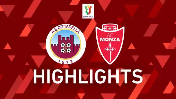 Cittadella 2-1 Monza | Cittadella qualificata al secondo turno di Coppa Italia | Coppa Italia 21/22