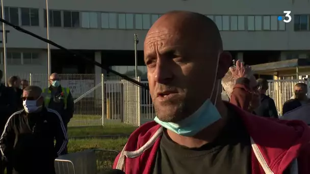 Caudan : les salariés de la Fonderie de Bretagne mettent l'usine à l'arrêt