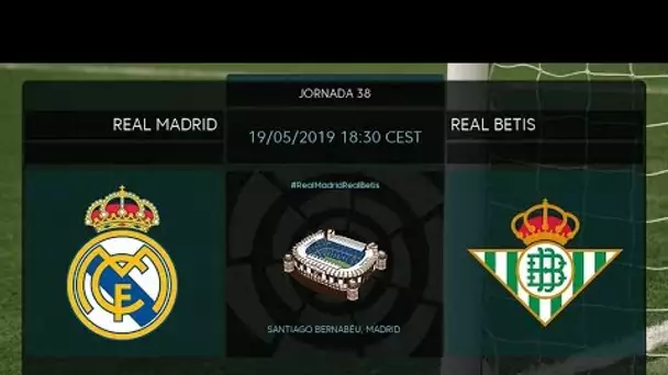 Calentamiento Real Madrid vs Real Betis