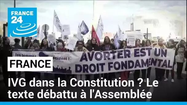 L'IVG dans la Constitution française ? Le texte débattu à l'Assemblée • FRANCE 24